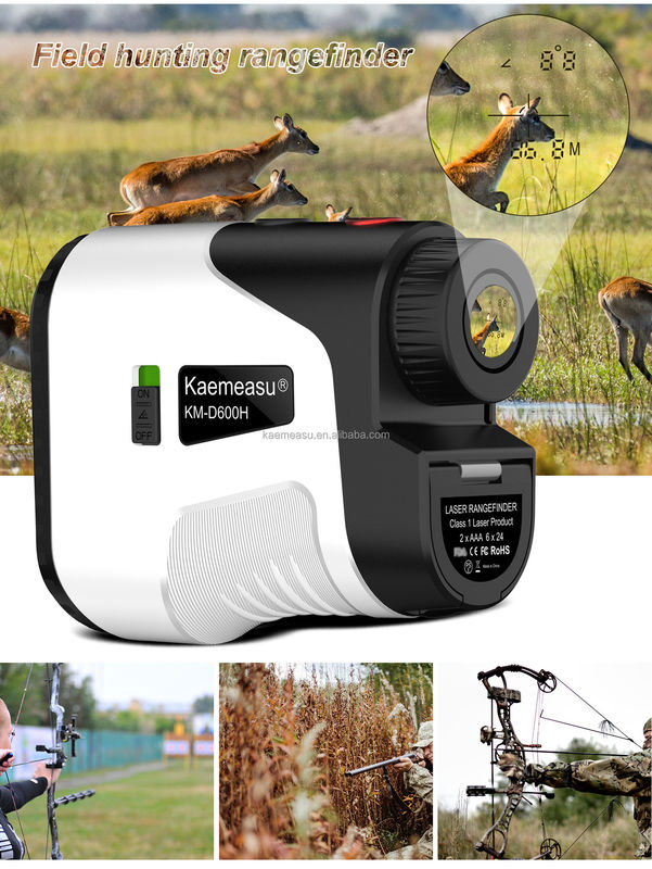 D600m لیزر فاصله سنج فاصله سنج گلف شکار صنعتی در فضای باز اندازه گیری استفاده از فاصله سنج شکار