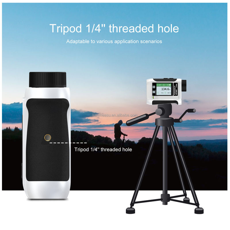 J ارتقا صفحه نمایش LCD گلف ورزش لیزر محدوده سنج با 1500m محدوده و ابزار نوری