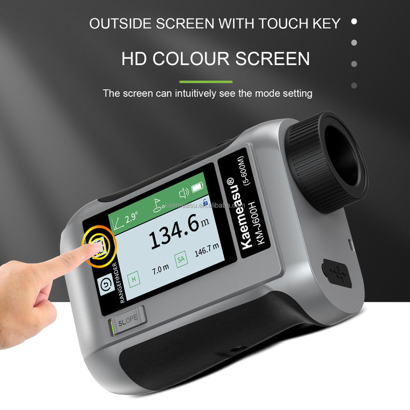 J صفحه نمایش LCD گلف ورزش لیزر فاصله سنج ابزار نوری شکار دیاستیمتر هوشمند تلسکوپ گلف