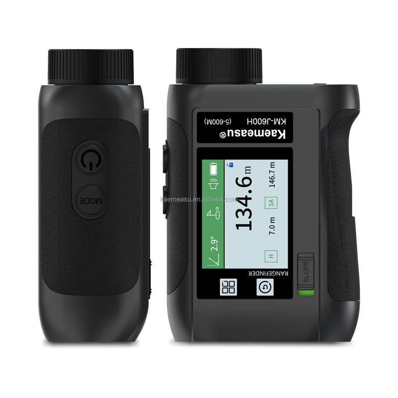 J600m لیزر Rangefinder قابل شارژ مجدد با خواندن سریع لیزر فاصله سنج صفحه نمایش LCD حافظه ذخیره سازی طراحی قابل حمل
