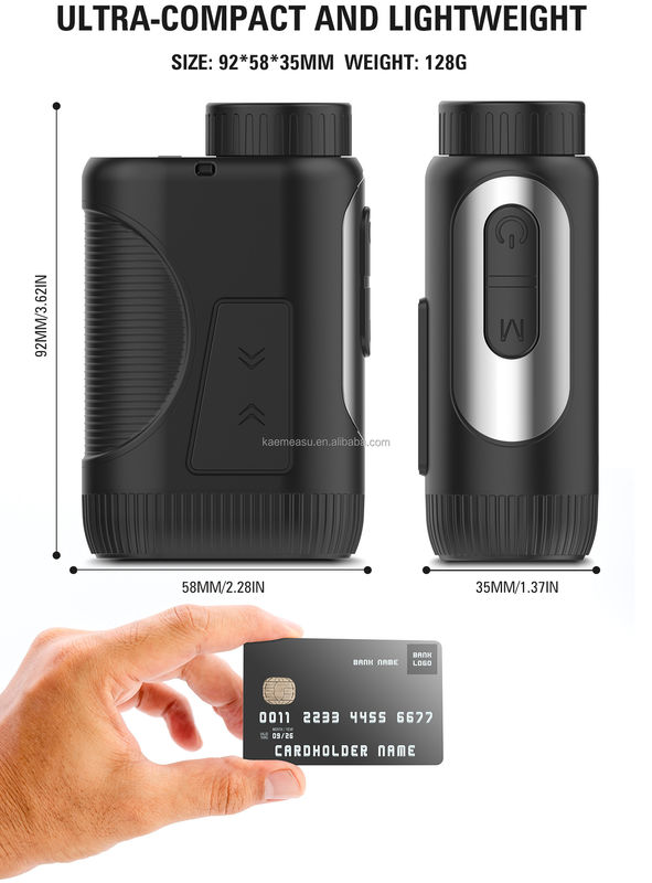 پشتیبانی سفارشی OEM 1200m Golf Laser Rangefinder با محافظت از نفوذ ip54 و پایه مغناطیسی