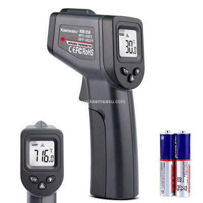 Kaemeasu 550 درجه سانتیگراد با دقت بالا ترمو دمای تفنگ مادون قرمز برای روغن / یخ / گلدان ذوب / کباب