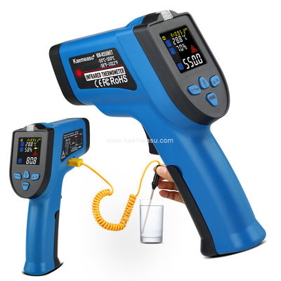 Kaemeasu 550°C رنگ نمایش بدون لمس ترمومتر با نوع K ترموپول